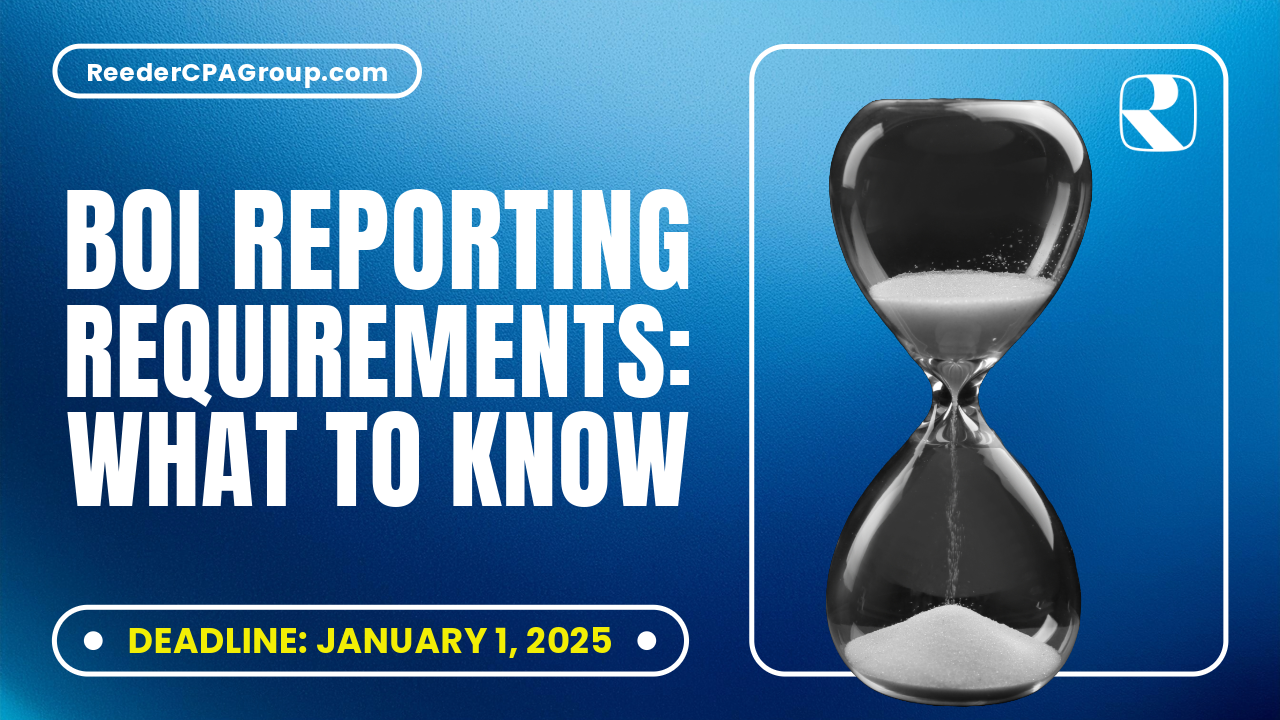 BOI Reporting Requirements Act Now to Meet the January 1, 2025